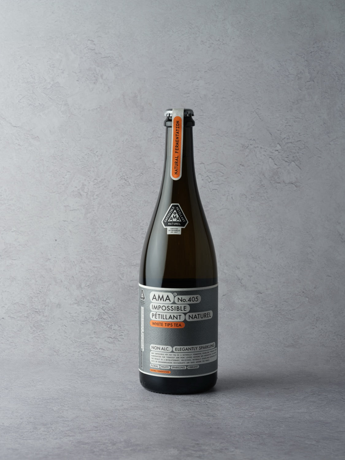 AMA 'No. 405' White Tips & Green Tea, Non-Alcoholic Sparkling Tea 0.5% NEW!