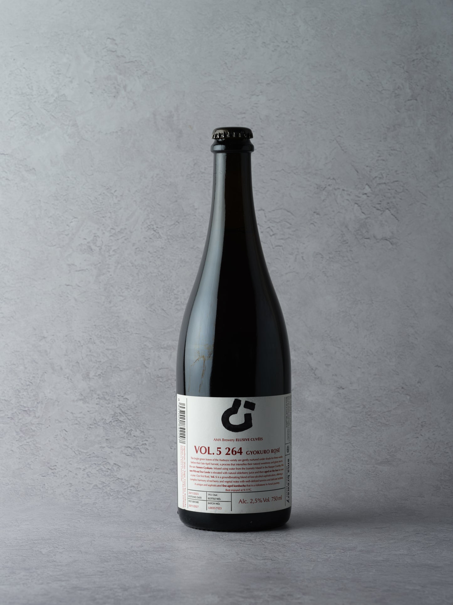 AMA Brewery, Low Alcohol Sparkling Tea, Vol 5 Gyokuro Rosé 2.5%