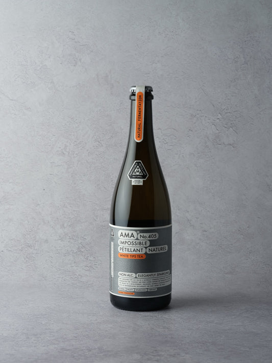AMA 'No. 405' White Tips & Green Tea, Non-Alcoholic Sparkling Tea 0.5% NEW!